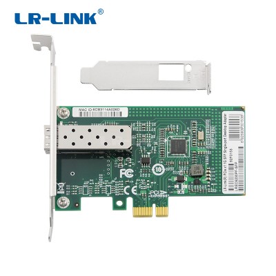 LR-LINK Brand support iscsi Intel I210 controller pcie 1gbps sfp gigabit lan card