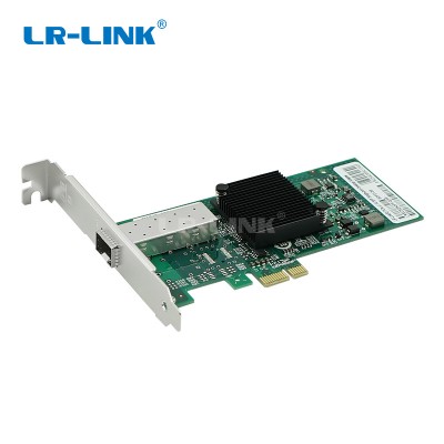 gigabit fiber ethernet single port pci express x1 nic card  intel i350 1g sfp lan card