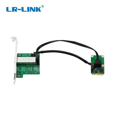 LR-LINK LRES2204PF-SFP Mini PCIe 1*SFP Ports Gigabit 1000Base-X Ethernet Fiber Mini PCI Express SFP Connector Card