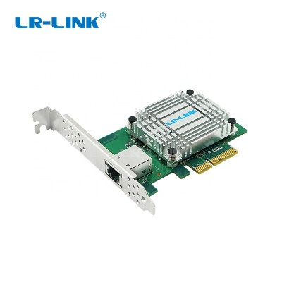 LR-LINK Brand LREC6880BT PCIe x4 Single RJ45 Port 100Mbps/1000Mbps/2.5Gbps/5Gbps/10Gbps Desktop Adapter