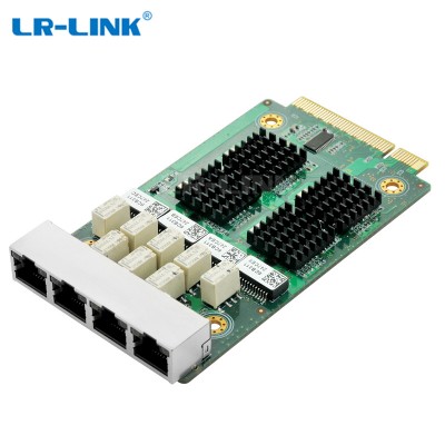 10M/1000M/1000M PCIe x8 Quad Port RJ45 Mezzanine Network Adapter Intel 82574 Based